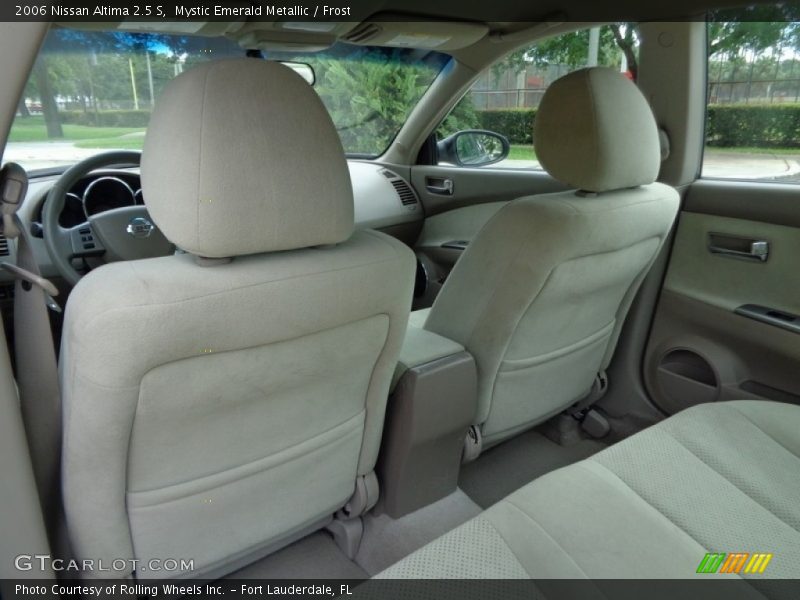 Mystic Emerald Metallic / Frost 2006 Nissan Altima 2.5 S