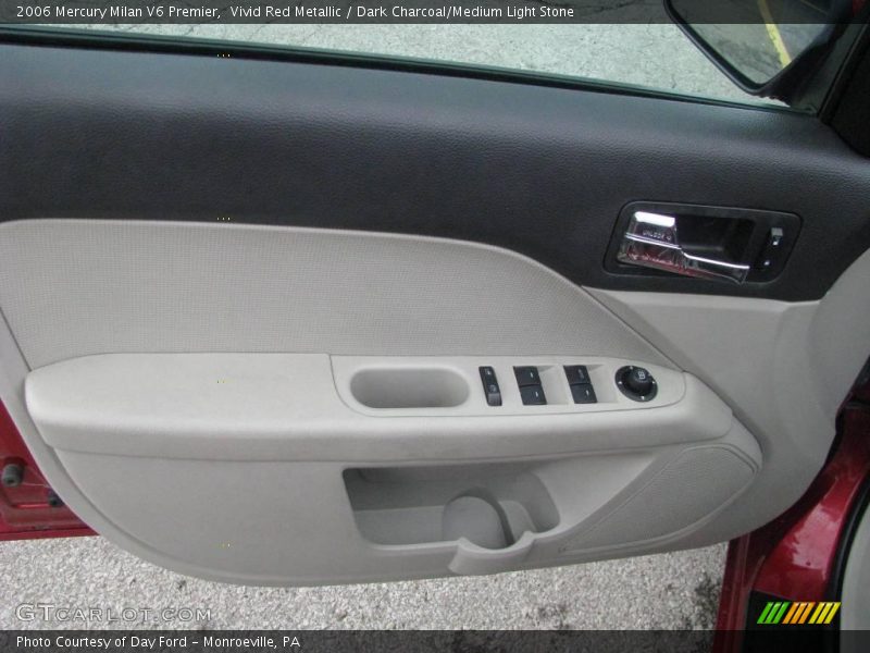 Vivid Red Metallic / Dark Charcoal/Medium Light Stone 2006 Mercury Milan V6 Premier