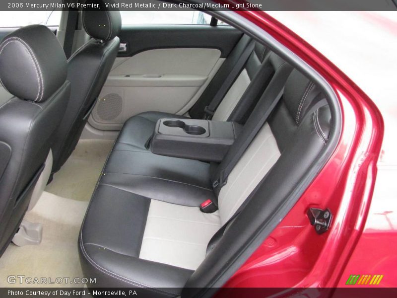 Vivid Red Metallic / Dark Charcoal/Medium Light Stone 2006 Mercury Milan V6 Premier