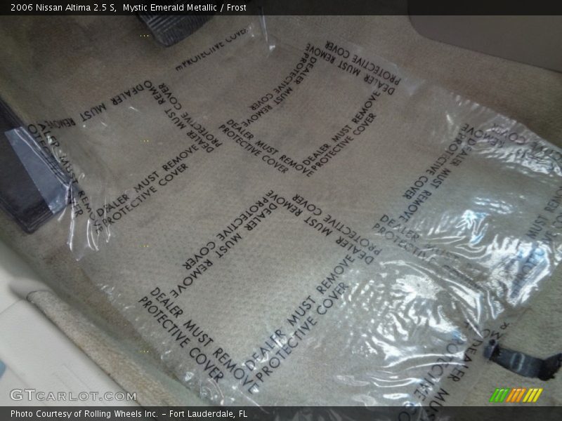 Mystic Emerald Metallic / Frost 2006 Nissan Altima 2.5 S