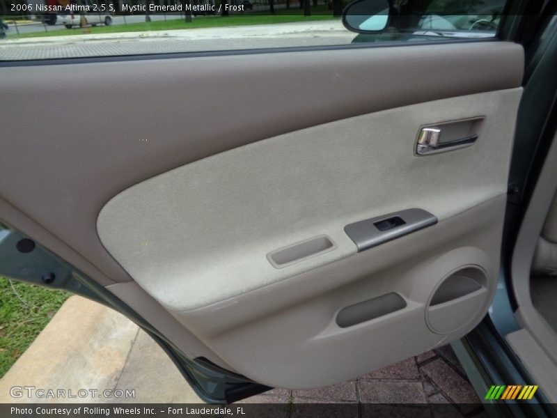 Mystic Emerald Metallic / Frost 2006 Nissan Altima 2.5 S