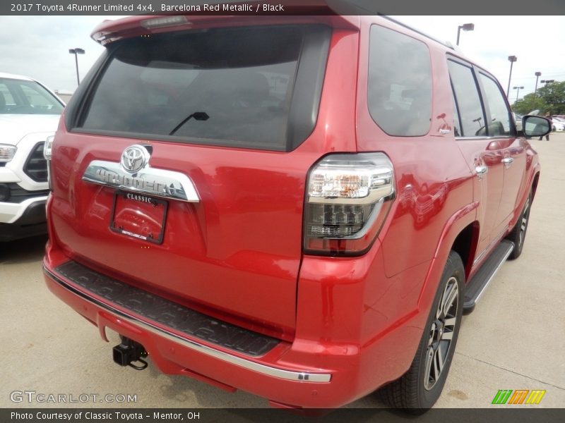 Barcelona Red Metallic / Black 2017 Toyota 4Runner Limited 4x4