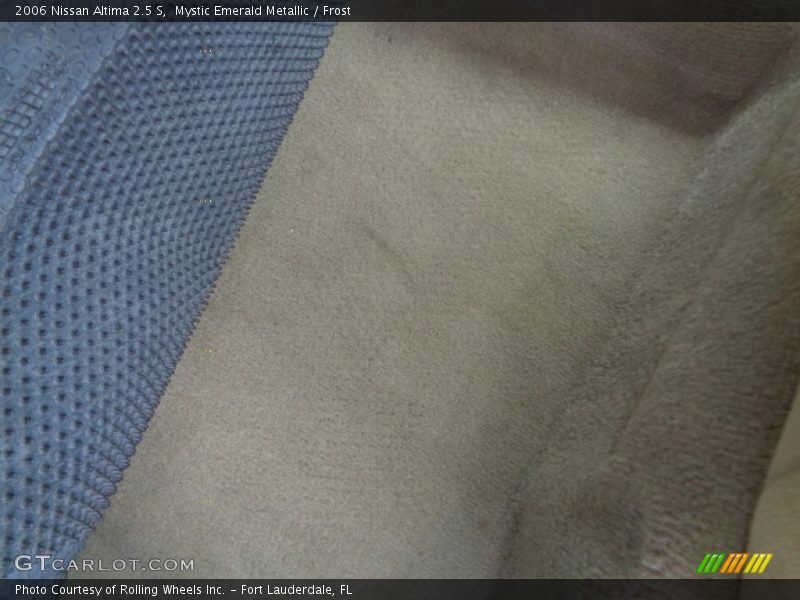 Mystic Emerald Metallic / Frost 2006 Nissan Altima 2.5 S
