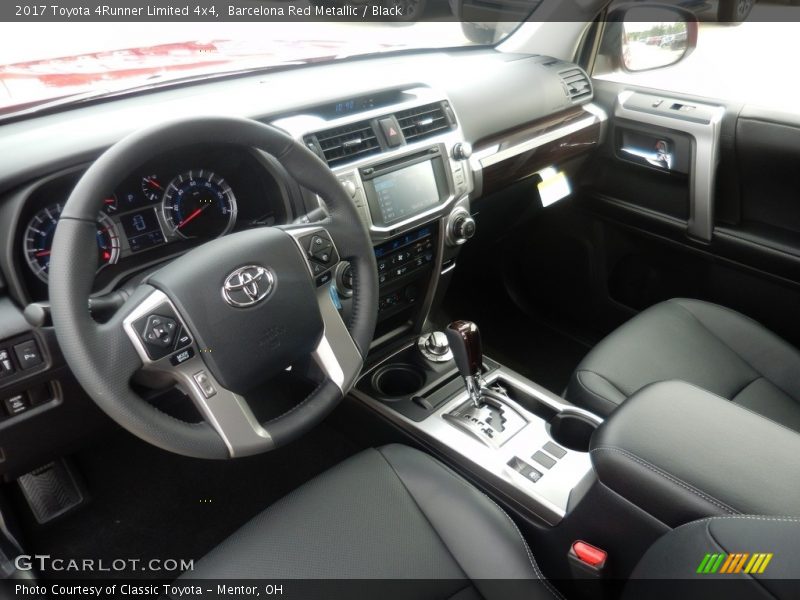 Barcelona Red Metallic / Black 2017 Toyota 4Runner Limited 4x4