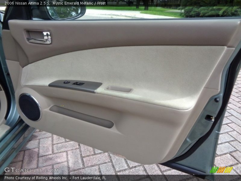 Mystic Emerald Metallic / Frost 2006 Nissan Altima 2.5 S