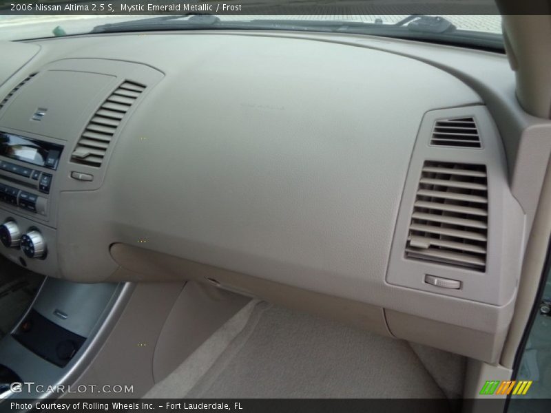 Mystic Emerald Metallic / Frost 2006 Nissan Altima 2.5 S