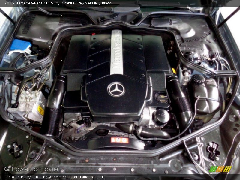 Granite Grey Metallic / Black 2006 Mercedes-Benz CLS 500