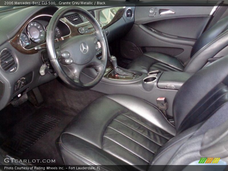 Granite Grey Metallic / Black 2006 Mercedes-Benz CLS 500