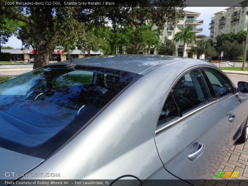 Granite Grey Metallic / Black 2006 Mercedes-Benz CLS 500