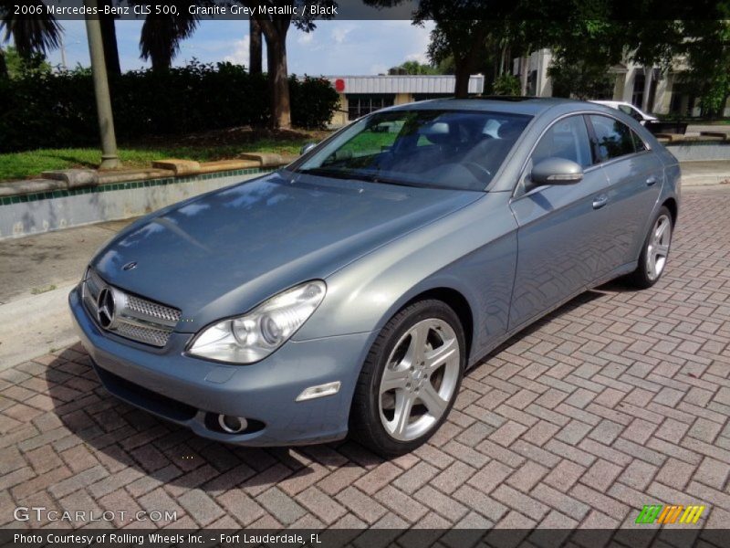Granite Grey Metallic / Black 2006 Mercedes-Benz CLS 500