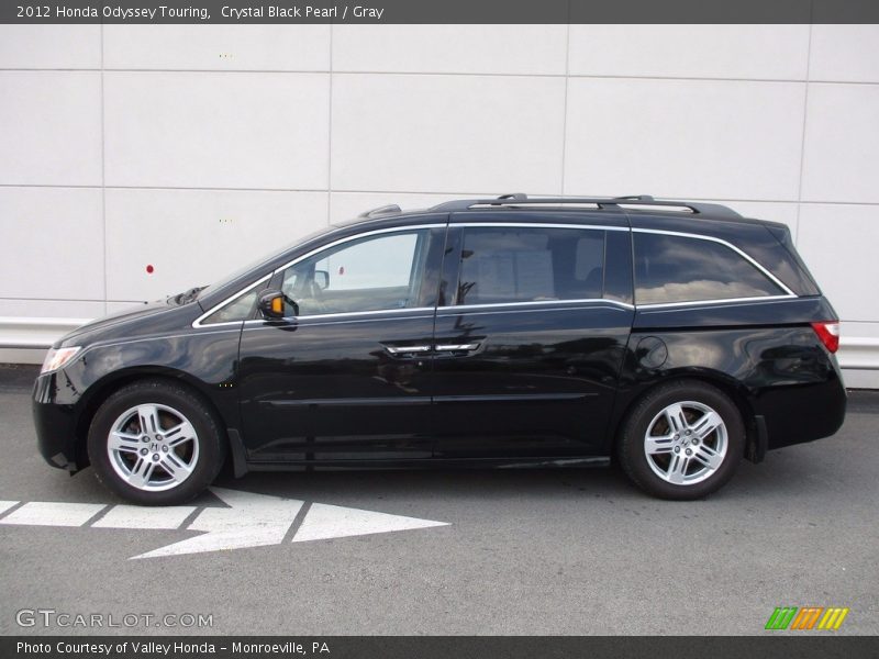 Crystal Black Pearl / Gray 2012 Honda Odyssey Touring