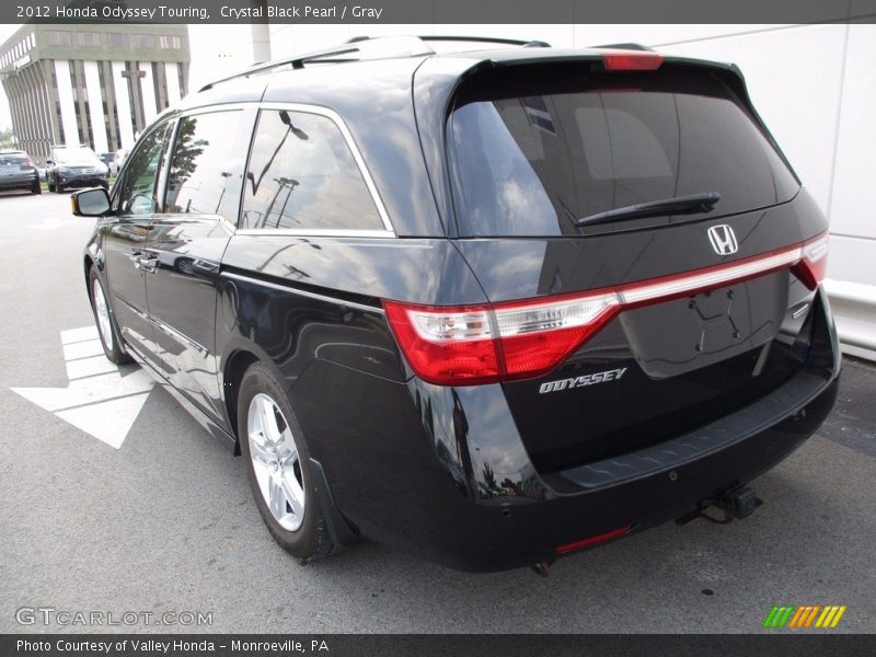 Crystal Black Pearl / Gray 2012 Honda Odyssey Touring