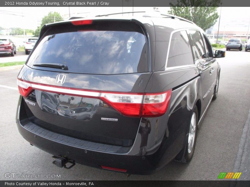 Crystal Black Pearl / Gray 2012 Honda Odyssey Touring