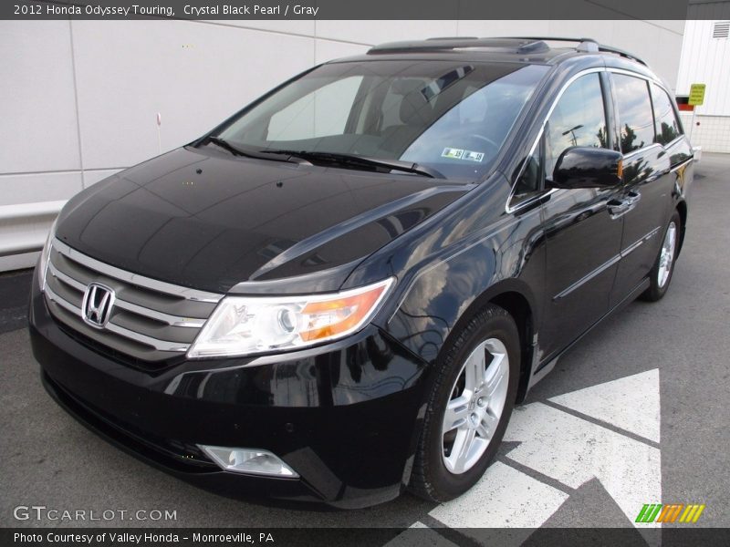 Crystal Black Pearl / Gray 2012 Honda Odyssey Touring