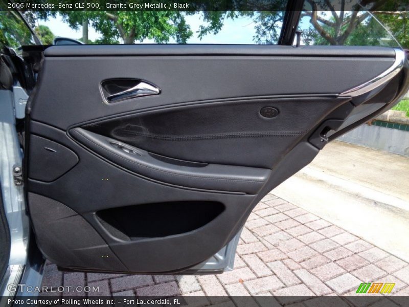 Granite Grey Metallic / Black 2006 Mercedes-Benz CLS 500