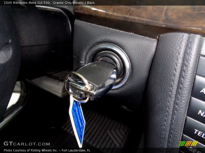 Granite Grey Metallic / Black 2006 Mercedes-Benz CLS 500