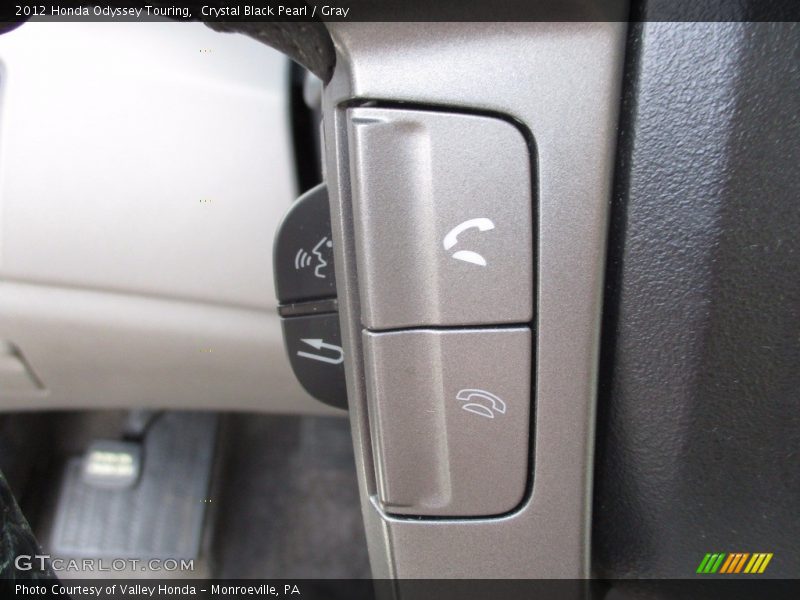 Crystal Black Pearl / Gray 2012 Honda Odyssey Touring