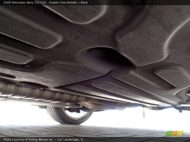 Granite Grey Metallic / Black 2006 Mercedes-Benz CLS 500