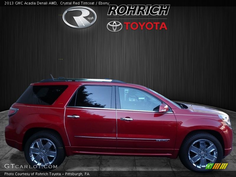Crystal Red Tintcoat / Ebony 2013 GMC Acadia Denali AWD