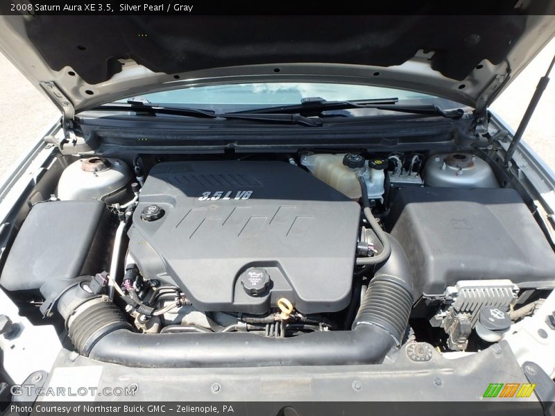 Silver Pearl / Gray 2008 Saturn Aura XE 3.5