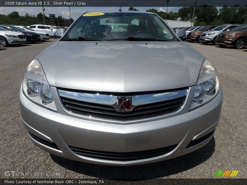 Silver Pearl / Gray 2008 Saturn Aura XE 3.5