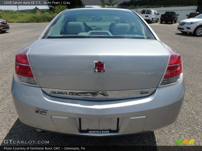 Silver Pearl / Gray 2008 Saturn Aura XE 3.5
