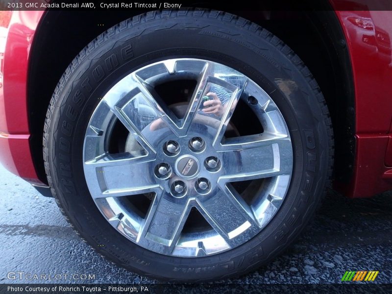 Crystal Red Tintcoat / Ebony 2013 GMC Acadia Denali AWD