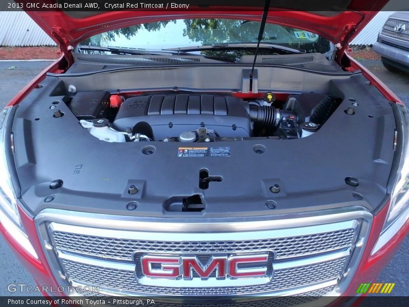 Crystal Red Tintcoat / Ebony 2013 GMC Acadia Denali AWD
