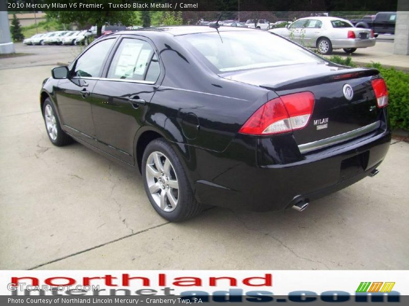 Tuxedo Black Metallic / Camel 2010 Mercury Milan V6 Premier