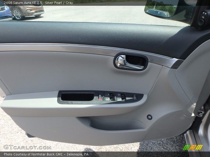 Silver Pearl / Gray 2008 Saturn Aura XE 3.5