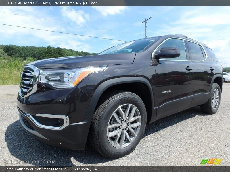 Iridium Metallic / Jet Black 2018 GMC Acadia SLE AWD