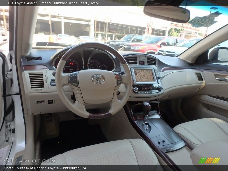 Blizzard White Pearl / Ivory 2011 Toyota Avalon Limited