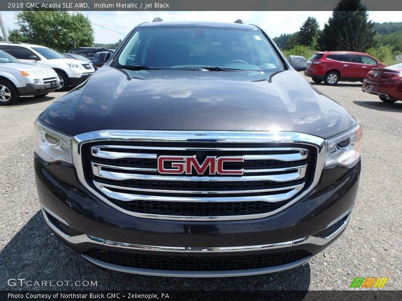Iridium Metallic / Jet Black 2018 GMC Acadia SLE AWD