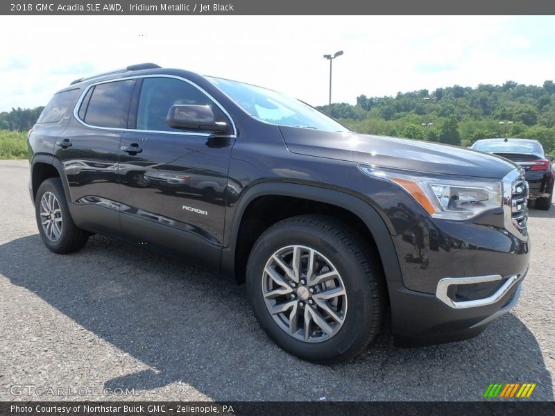 Iridium Metallic / Jet Black 2018 GMC Acadia SLE AWD