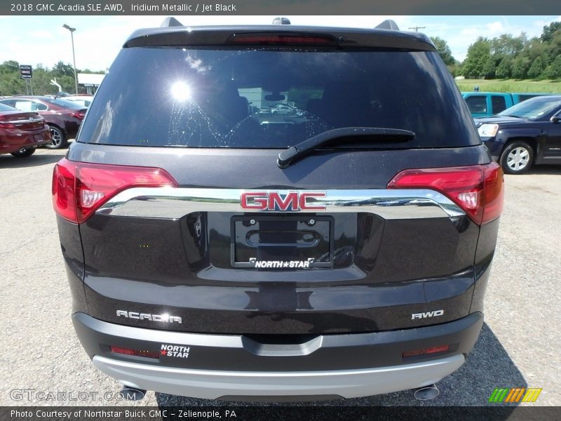 Iridium Metallic / Jet Black 2018 GMC Acadia SLE AWD