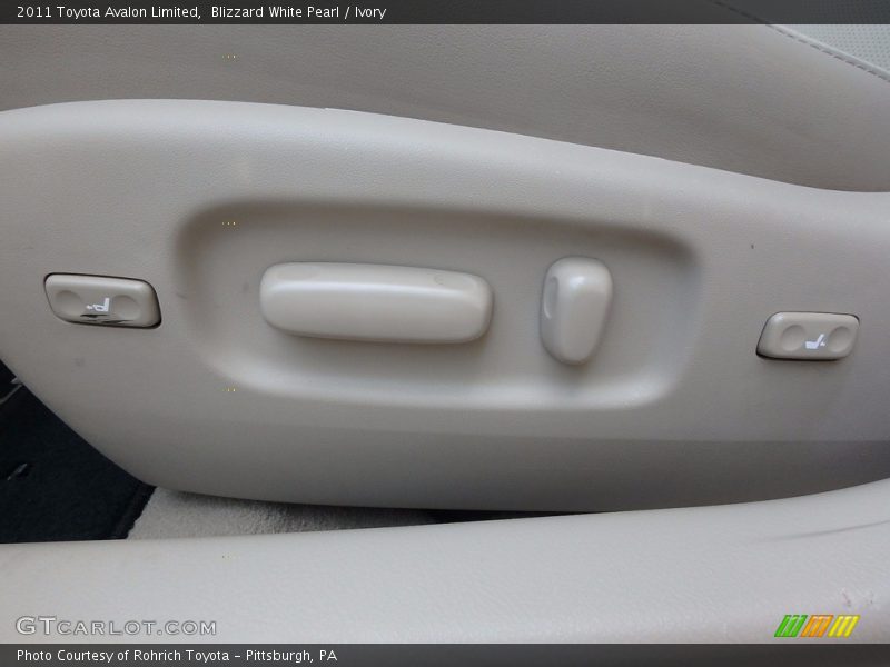 Blizzard White Pearl / Ivory 2011 Toyota Avalon Limited