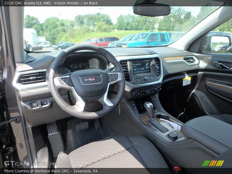 Iridium Metallic / Jet Black 2018 GMC Acadia SLE AWD