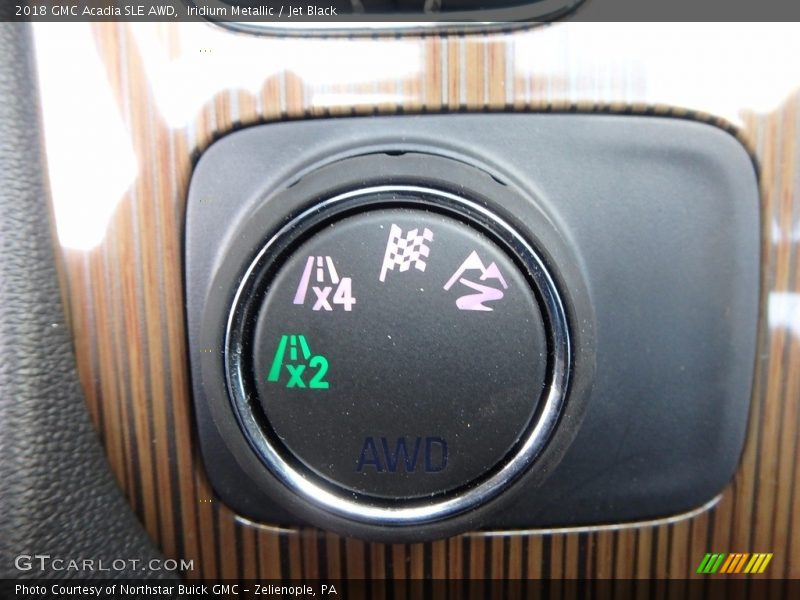 Iridium Metallic / Jet Black 2018 GMC Acadia SLE AWD