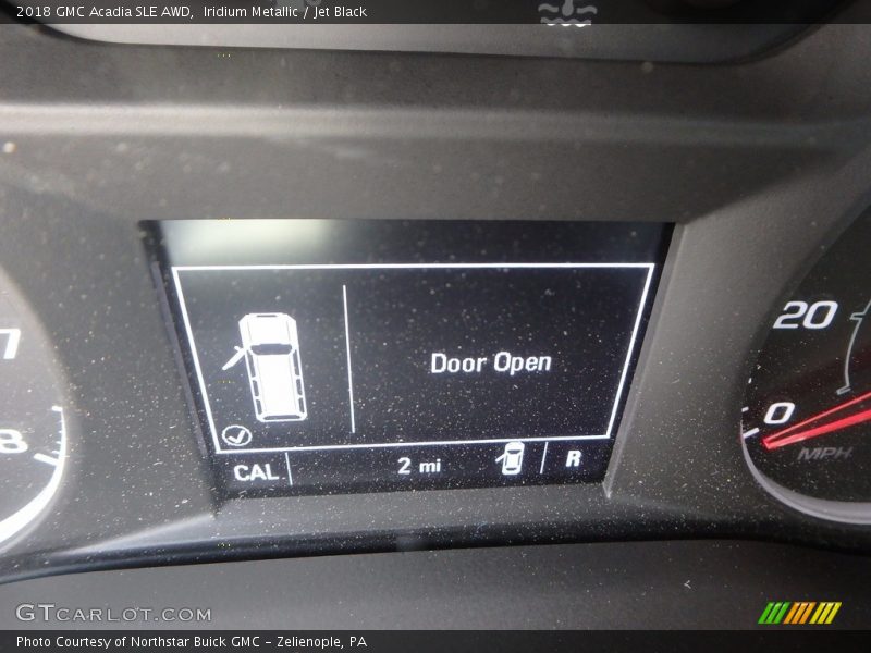 Iridium Metallic / Jet Black 2018 GMC Acadia SLE AWD