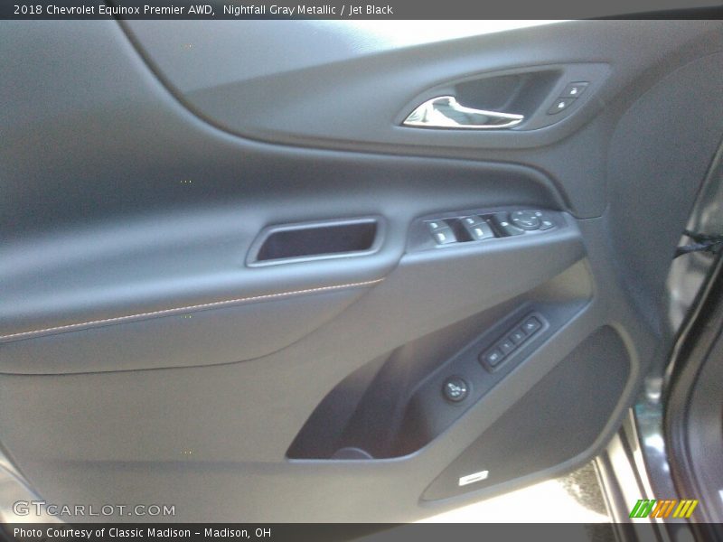 Nightfall Gray Metallic / Jet Black 2018 Chevrolet Equinox Premier AWD