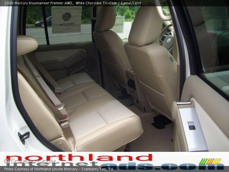 White Chocolate Tri-Coat / Camel/Sand 2009 Mercury Mountaineer Premier AWD