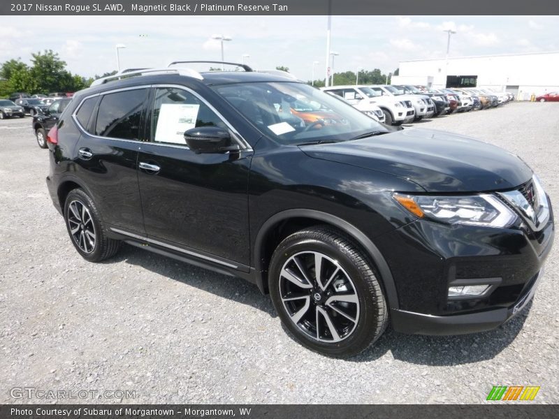 Magnetic Black / Platinum Reserve Tan 2017 Nissan Rogue SL AWD