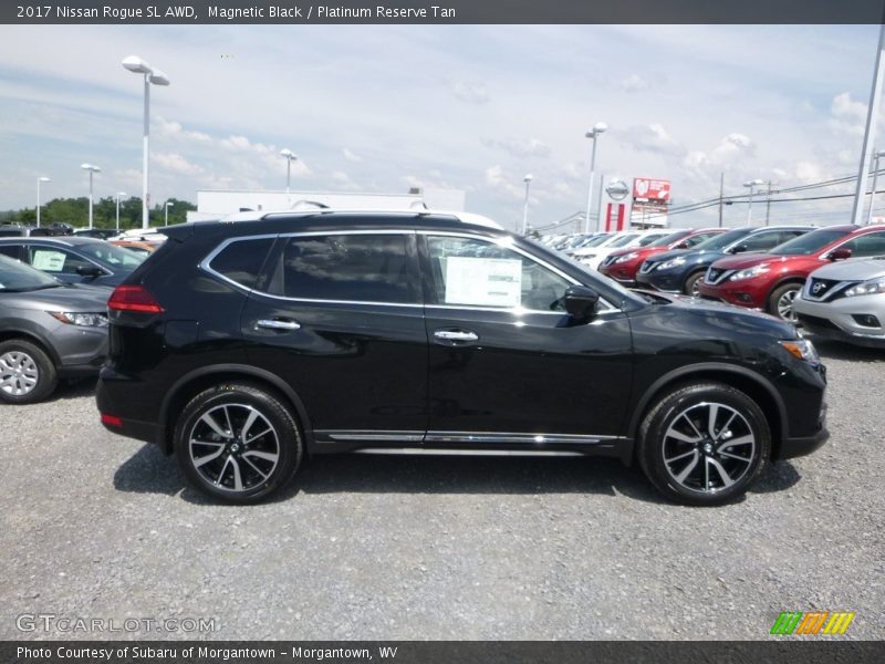 Magnetic Black / Platinum Reserve Tan 2017 Nissan Rogue SL AWD