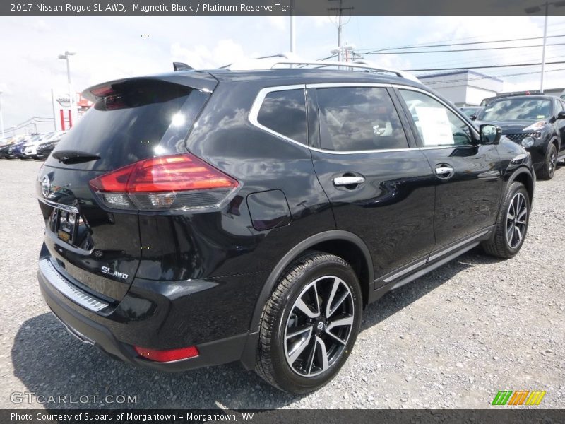 Magnetic Black / Platinum Reserve Tan 2017 Nissan Rogue SL AWD