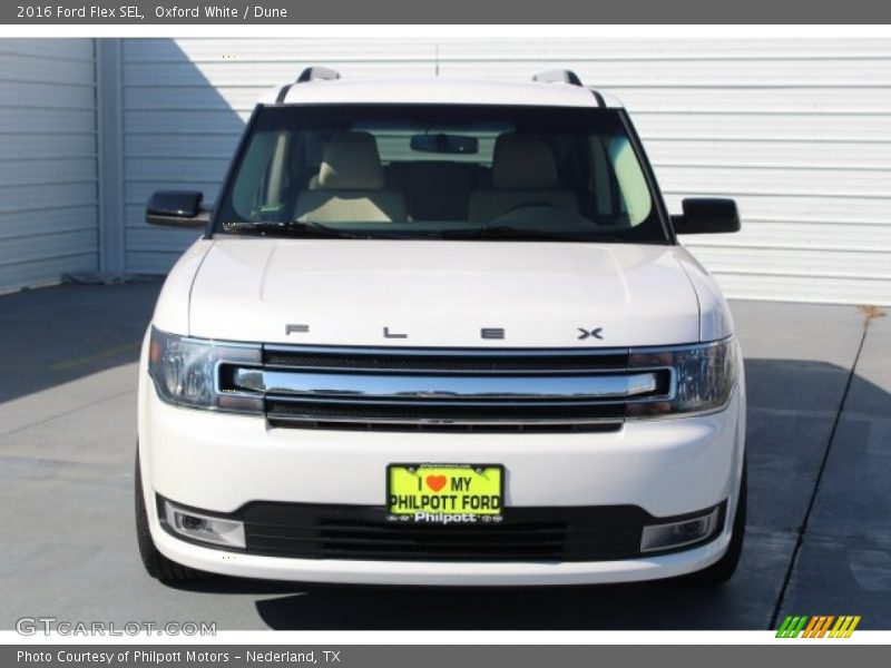 Oxford White / Dune 2016 Ford Flex SEL