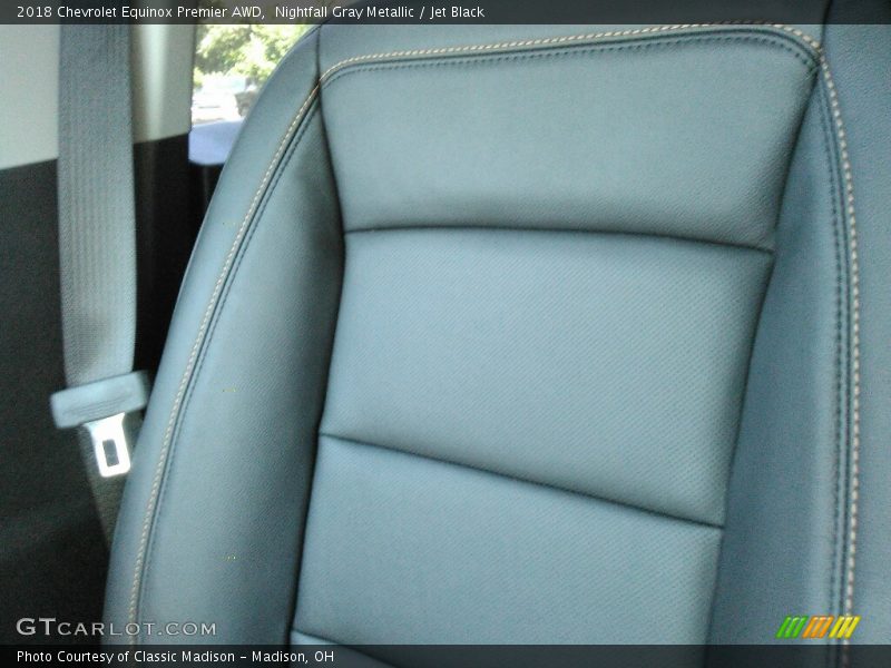Nightfall Gray Metallic / Jet Black 2018 Chevrolet Equinox Premier AWD