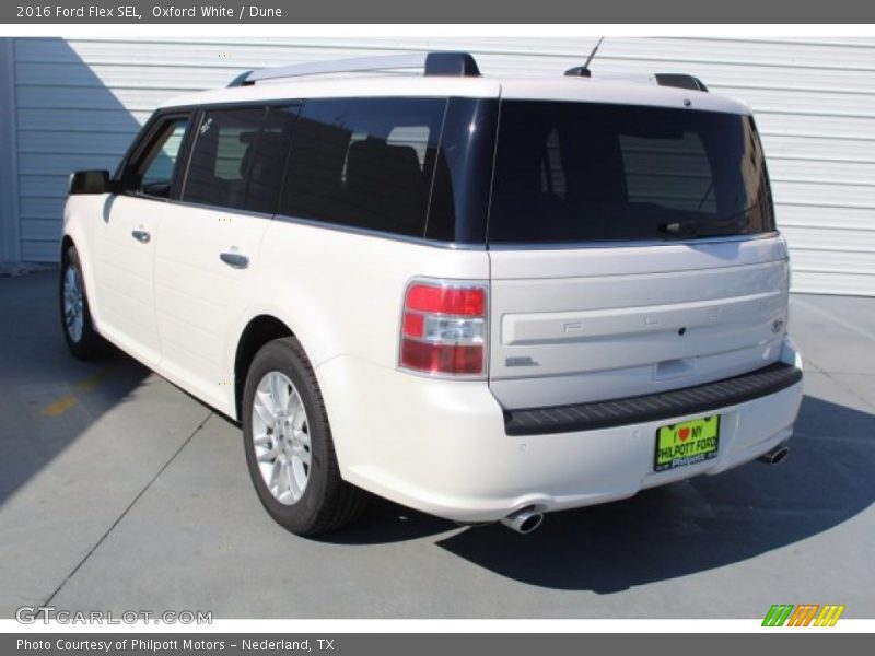 Oxford White / Dune 2016 Ford Flex SEL