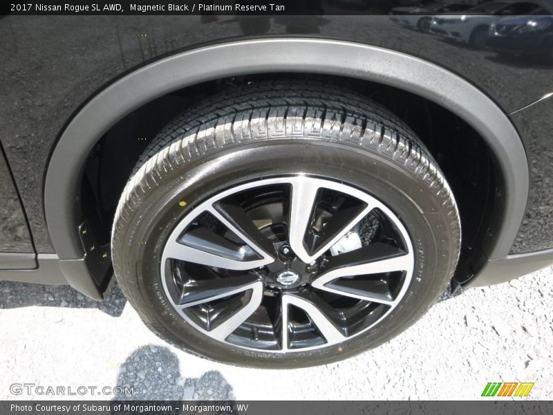Magnetic Black / Platinum Reserve Tan 2017 Nissan Rogue SL AWD