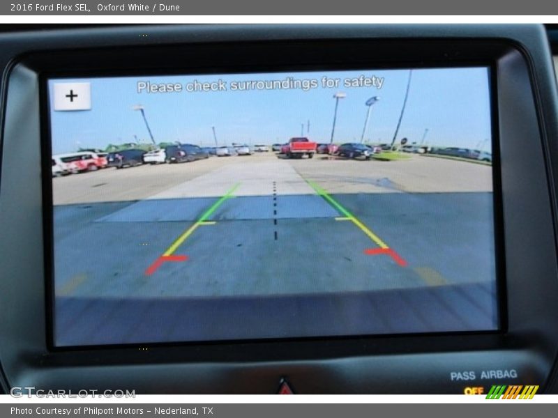 Oxford White / Dune 2016 Ford Flex SEL
