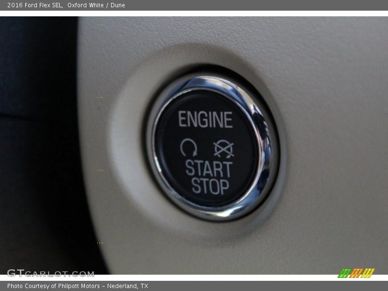 Oxford White / Dune 2016 Ford Flex SEL